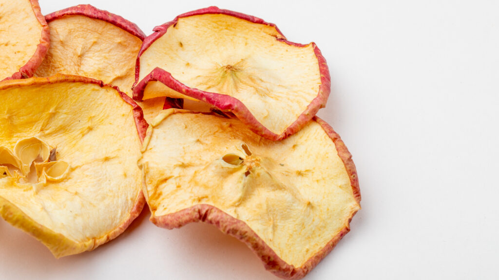 manzanas deshidratadas icon food